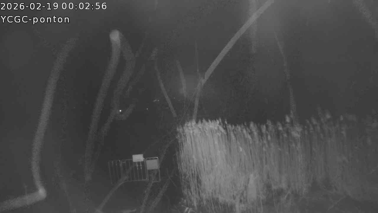 Vue Ponton du YCGC sur le lac de Paladru